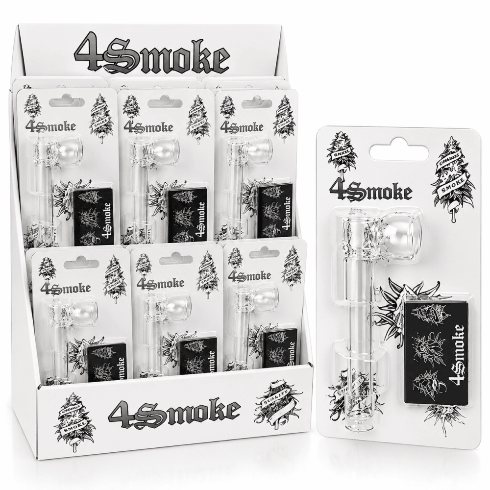 Smoking Glass Pipe Kit Various Designs 