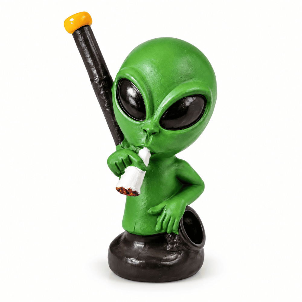 Poly Alien Pfeife in mund Joint ca. 12cm hoch
