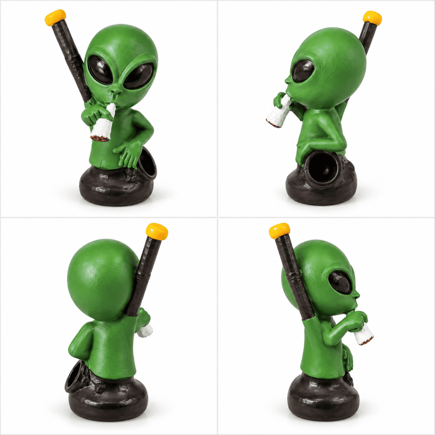 Poly Alien Pfeife in mund Joint ca. 12cm hoch