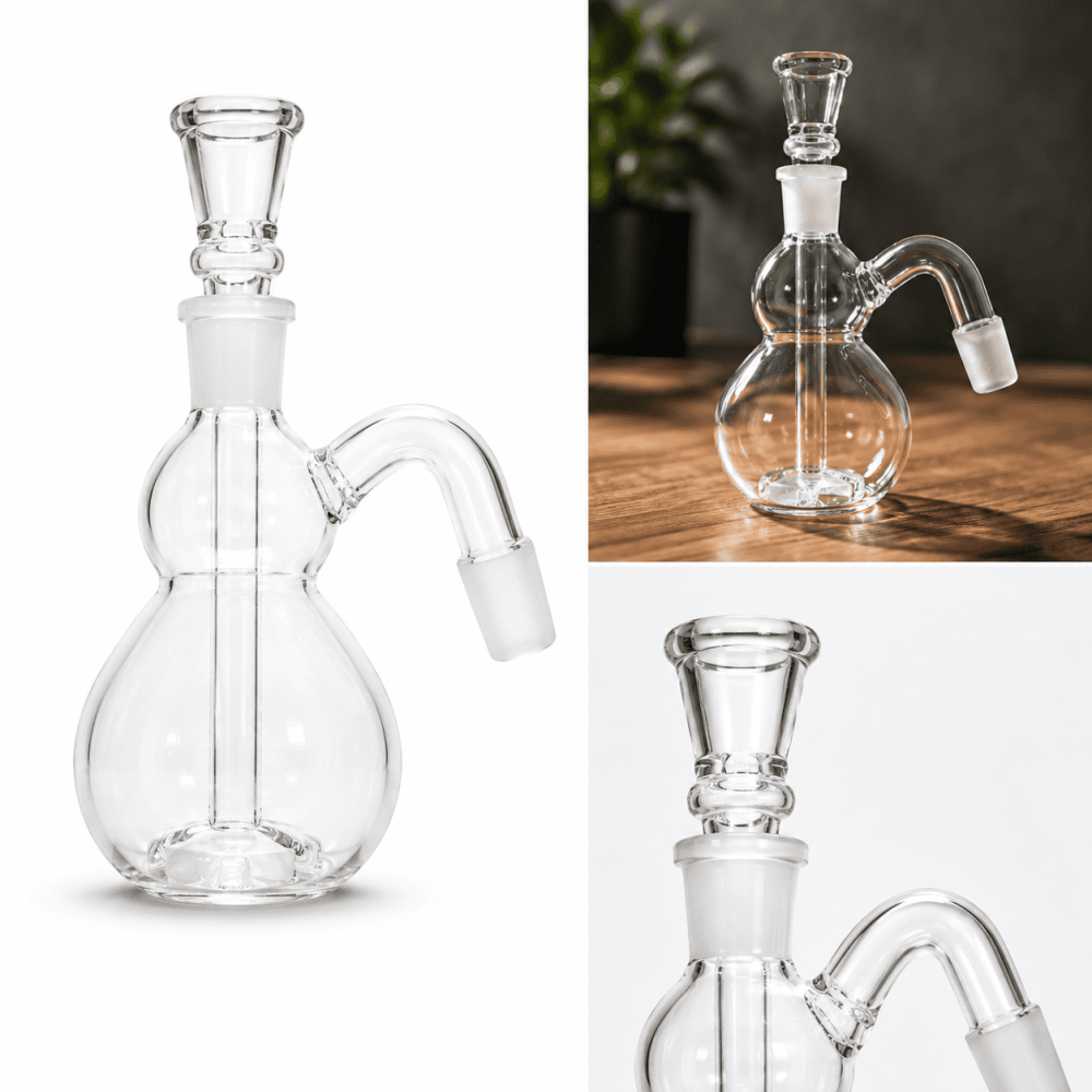 Vorkühler,2Kugeln ohne Steckchillum,18,8 Schliff,14cm