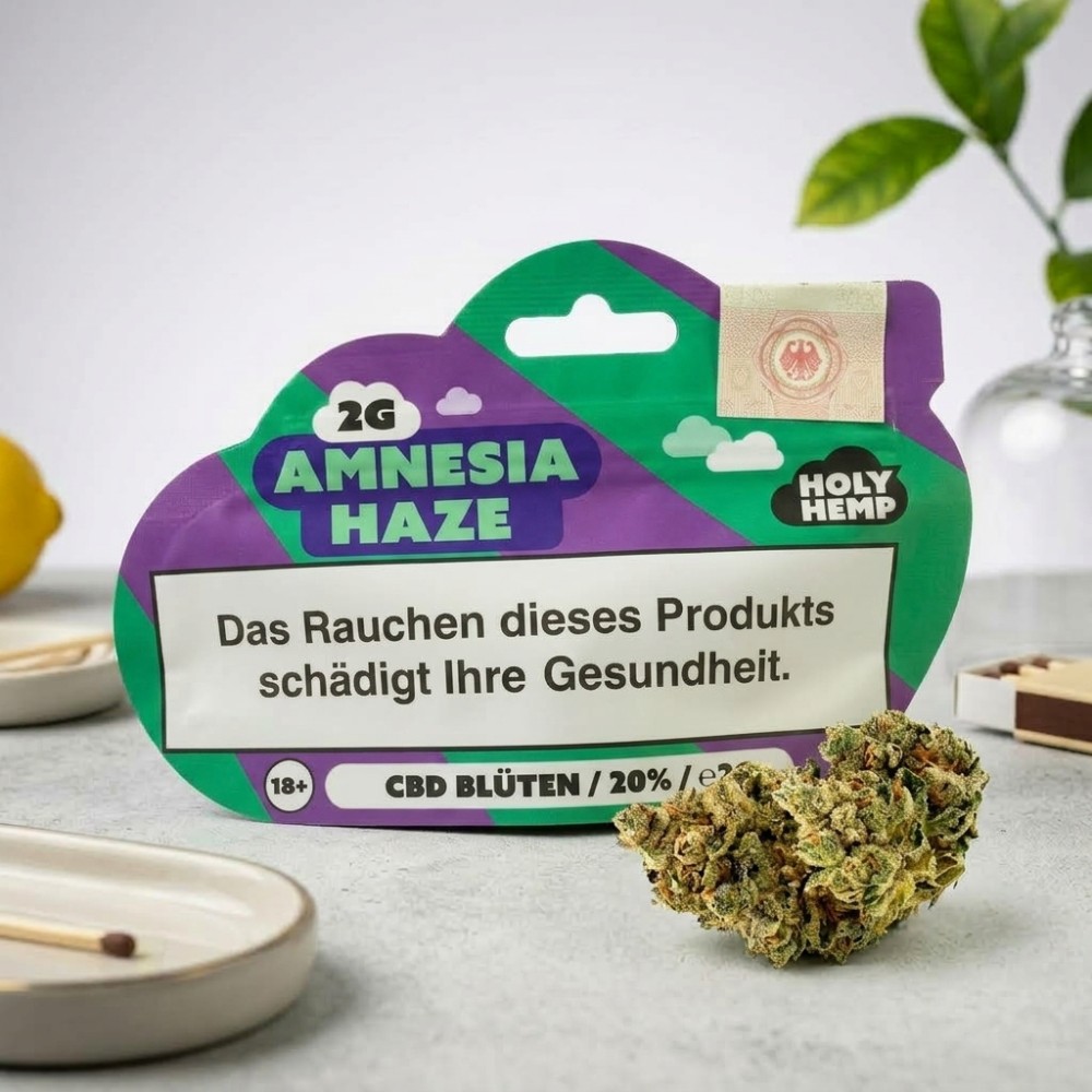 Holy Hemp CBD-Blüten "Amnesia Haze" 2g