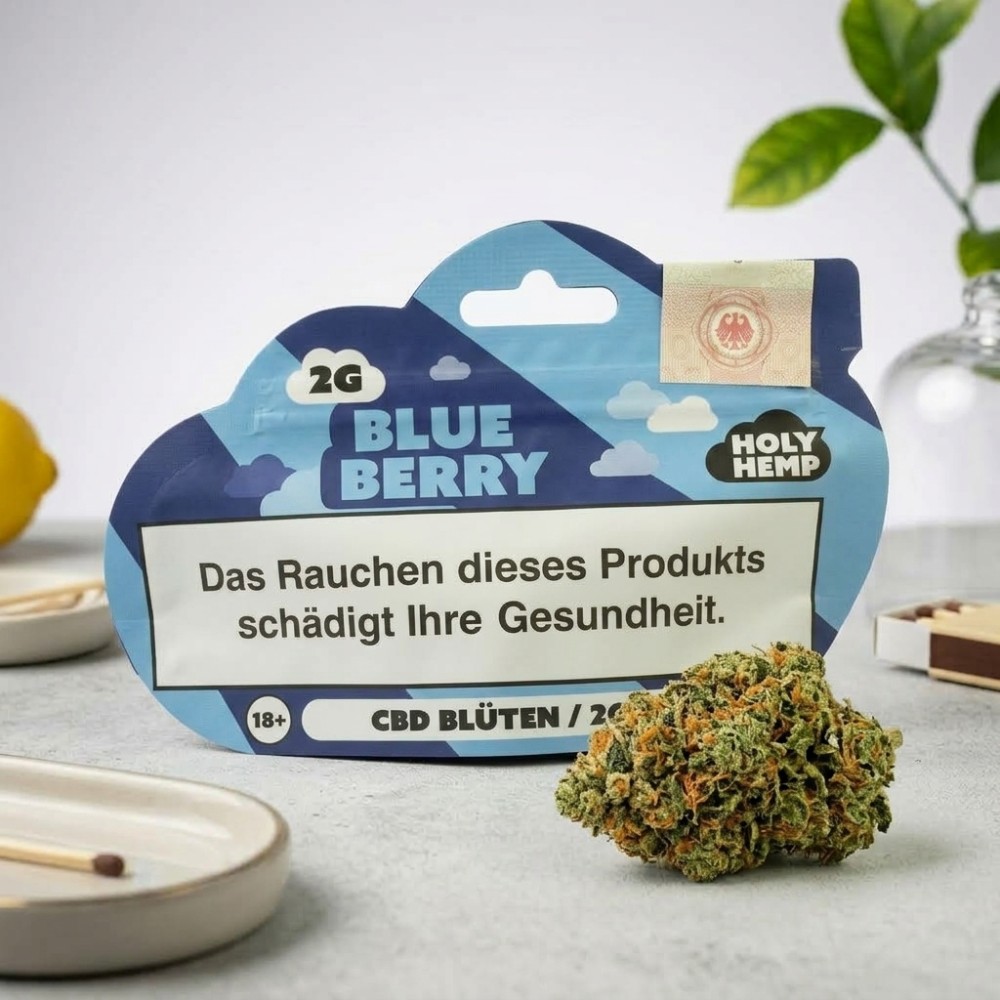 Holy Hemp CBD-Blüten "Blueberry" 2g