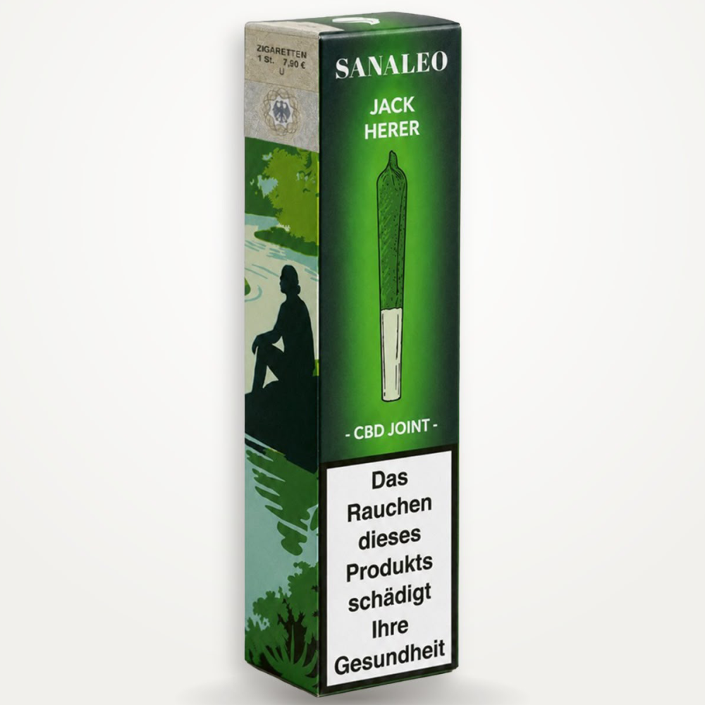 Sanaleo Jack Herer Joint 1g mit Steuerbanderole – 10er Display