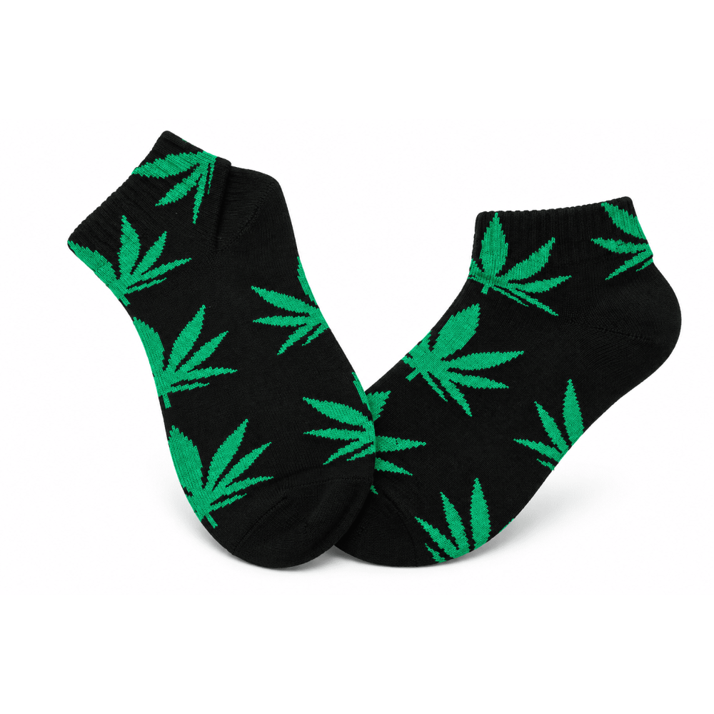  Kurze Socken  mit Bläter Freesize VE-12