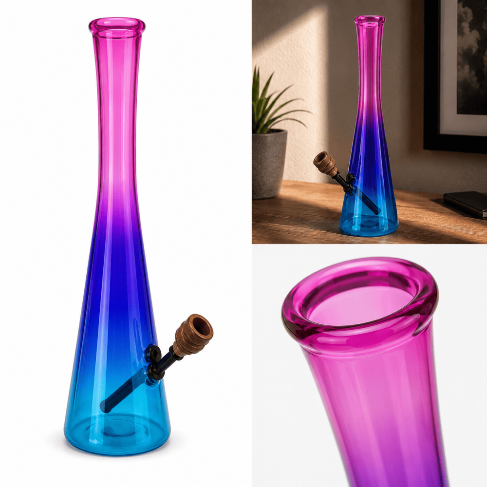 Holland Bong mit Kickloch | Höhe : 38cm