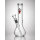 Mr.Bullet Glasbong mit Mundstück | H: 27cm, Ø: 40mm, Schliff: 14,5mm