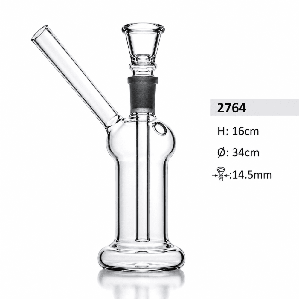 Glasbong | H: 16cm Ø: 34mm Schliff: 14.5mm