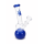 Glas Bong kl. 20cm. 28mm.14,5mm. blau Blatt