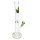 Glas Bong  Hoch40cm. 50mm. schliff 18,8mm. mit Leaf  Logo. Mund+ chillum .greeen