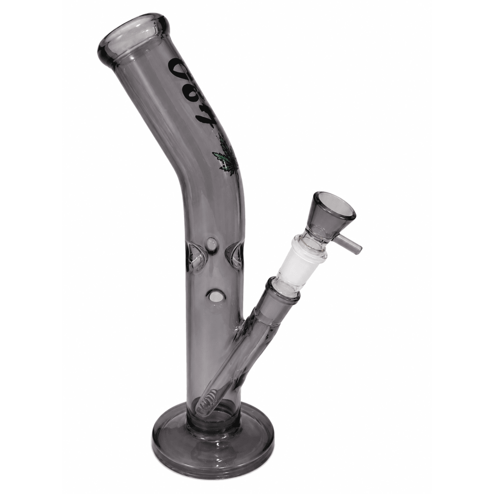 Glass Bong  Black Transarent .32CM. 18,8mm.schliff.mit  Steck chillum