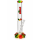 Blumen Base Farbige Glas bong Hoch 43 cm. mit Eis18,8mm