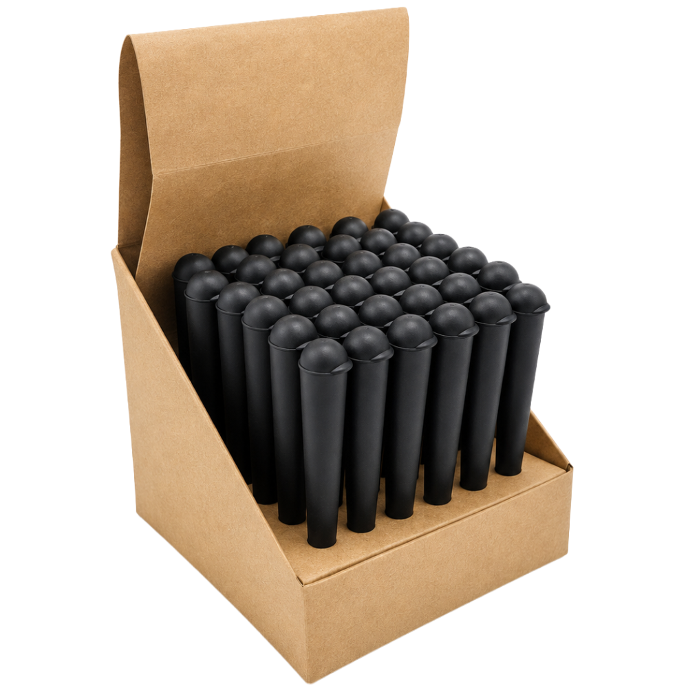 Gelenkhülsenabdeckung | Schwarze Farbe | 120 mm, 36 Stück in 1 Box