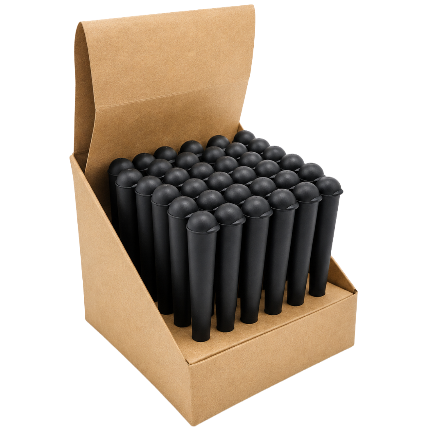 Gelenkhülsenabdeckung | Schwarze Farbe | 120 mm, 36 Stück in 1 Box