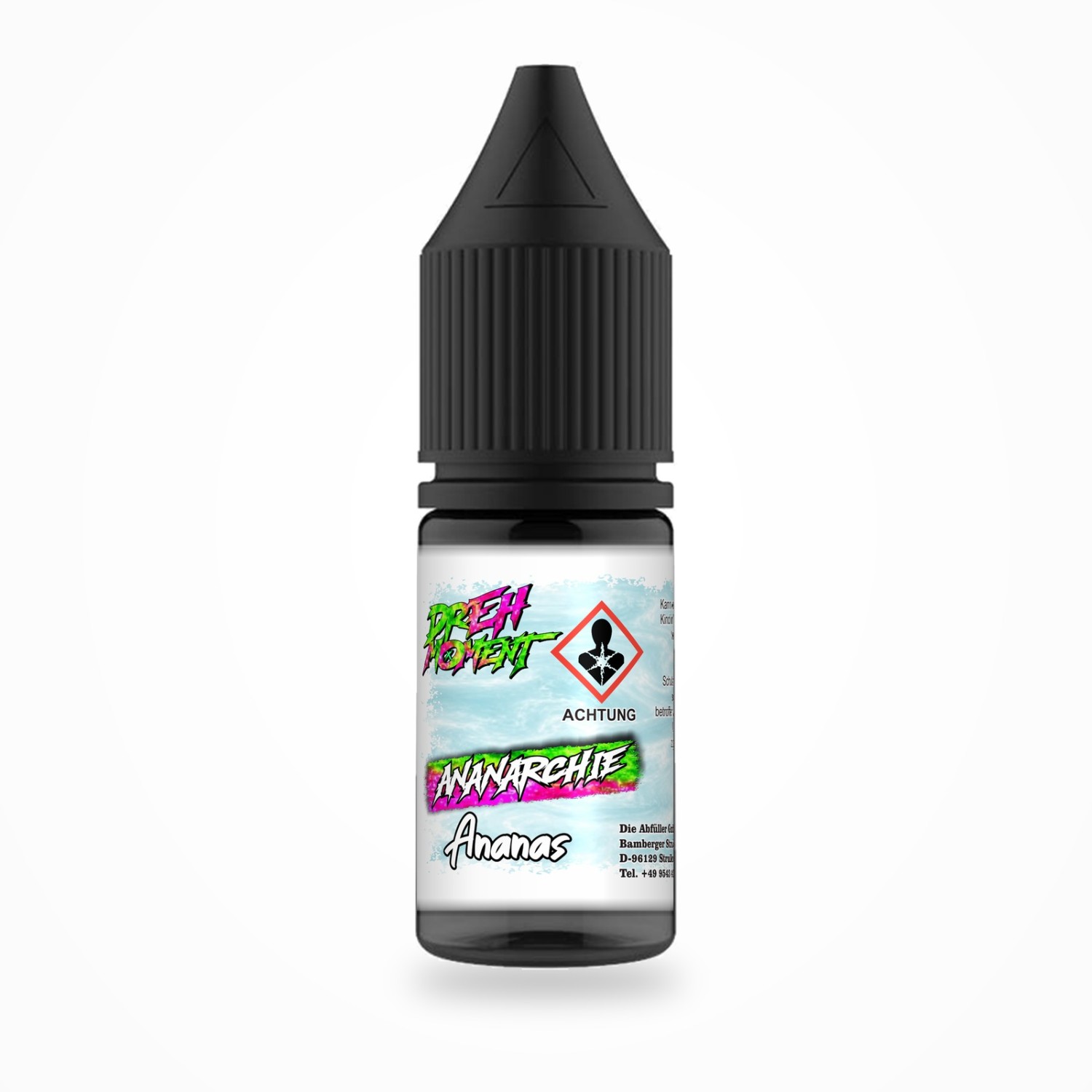 DrehMoment Superior " Ananarchie / Annnas " 96% Liquid 10ml Mit Steuerbadrolle 