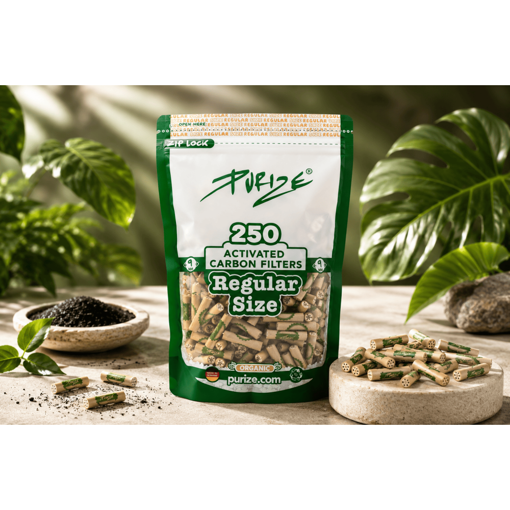 Purize Aktivkohlefilter Regular | Organic ø 9mm 250 Stück