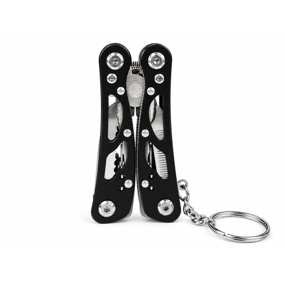 Messer Tool 10,7cm. mit schl.anhänger mit Tasche