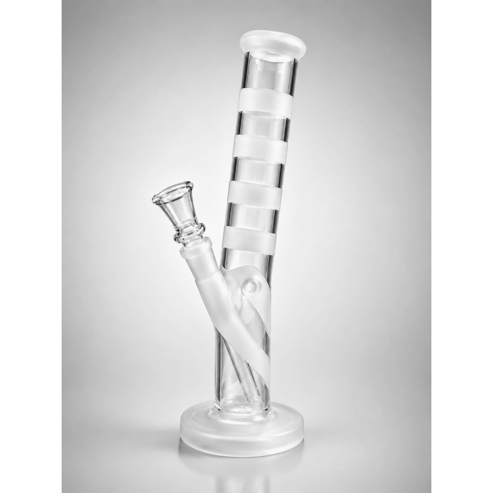  Sandglasbong | Zylindrische Form | H: 26cm Schliff: 14,5mm Ø: 34mm