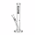 Wasted Glasbong | Zylindrische Form | Ø: 40mm H: 33cm, Schliff: 14,5mm