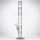  Sand Glasbong | Zylindrische Form | H: 46 cm Schliff: 18,8mm Ø: 40 mm