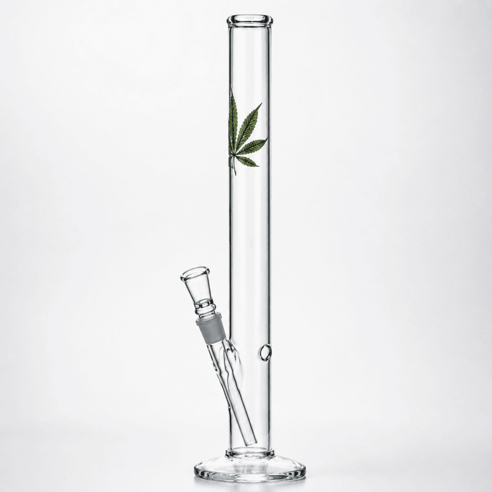 Bullet Glasbong | Zylindrische Form | H: 46cm Schliff: 18,8mm Ø: 40mm