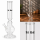 Bullet Glasbong | Zylindrische Form mit Eis | H: 43cm Ø: 50mm Sockel: 18,8m