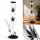 Bullet Glasbong | Schwarzes Blätter-Design | H: 42 cm Ø: 50 mm Sockel: 18,8 mm