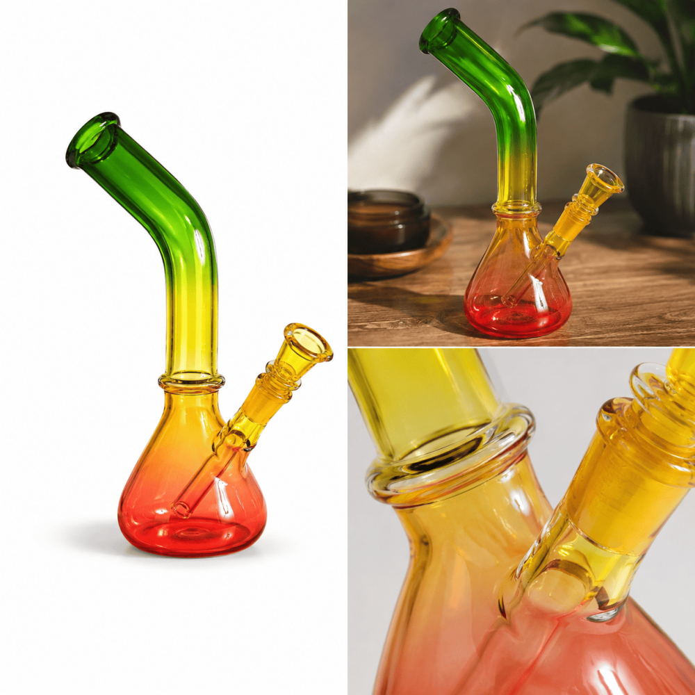 Glasbong | Reggae Farbe | H: 23cm Schliff: 14.5mm