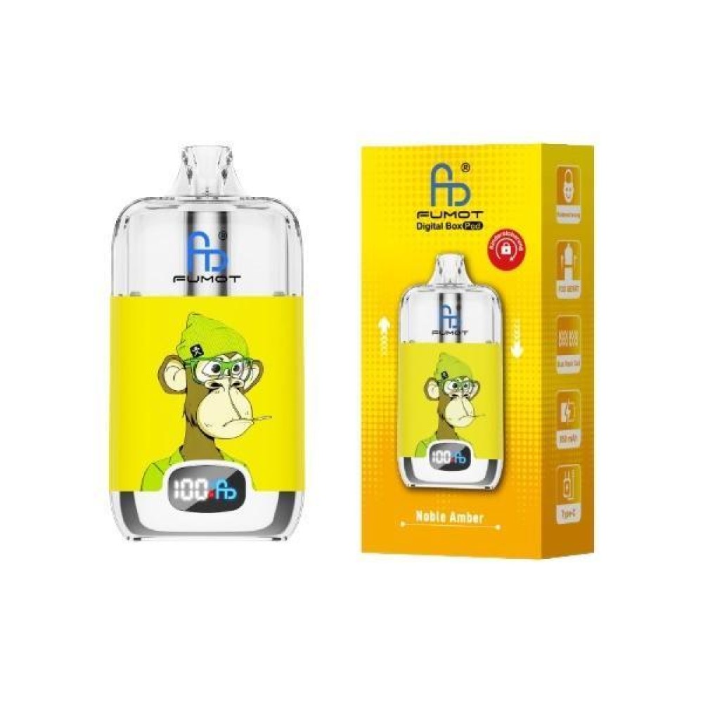 Fumot Digital Box Pod Mesh Coil „Noble Amber“ – 850-mAh-Akku