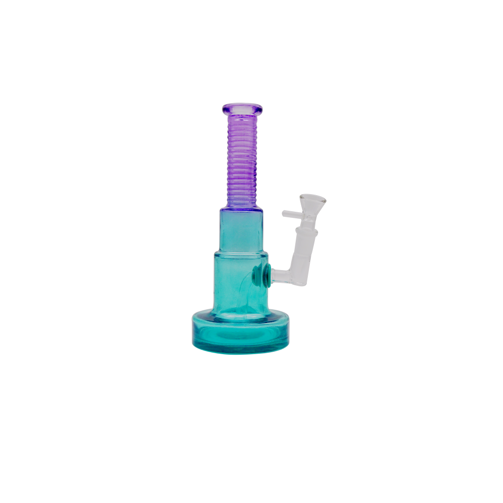 Glas Bong Purple /Green 23cm.  14,5mm