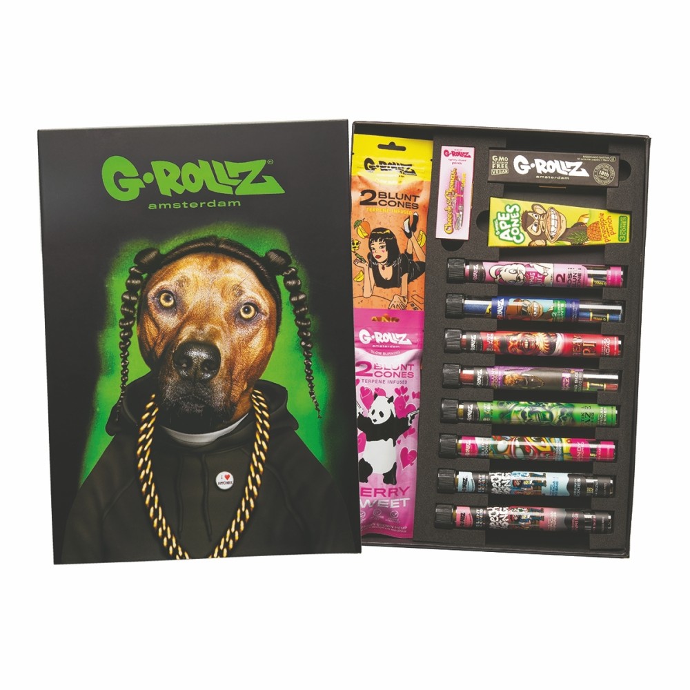 G-Rollz Blunt Geschenkbox – 16-Stück Premium-Smoking-Kit