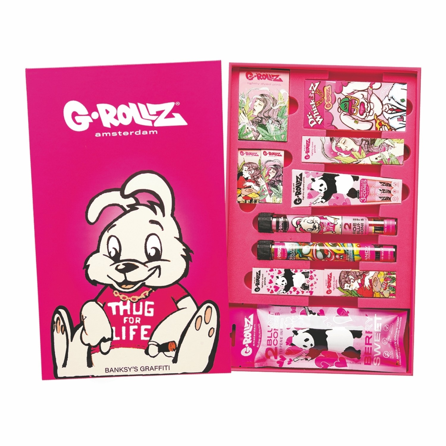 G-Rollz Pink Geschenkbox – 14-Stück Premium-Smoking-Kit G-Rollz Pink Geschenkbox – 14-Stück Premium-Smoking-Kit