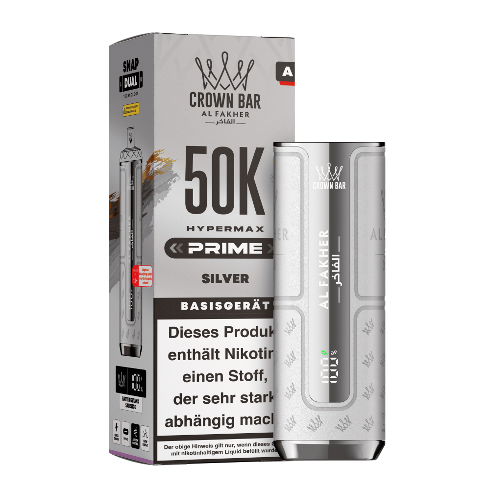 AL Fakher 50K Hypermax Prime Akku " Silver " VE 5 
