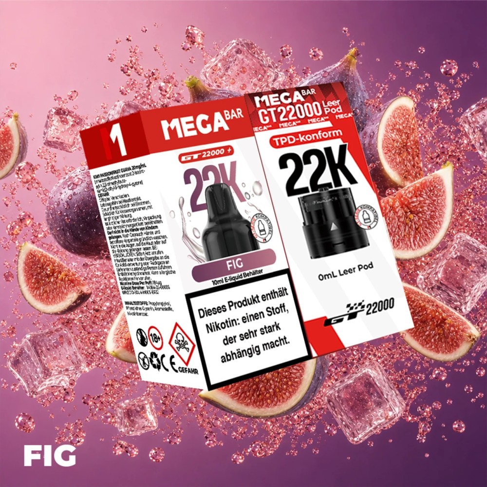  MegaBar GT 22000 Pod 10ml - Fig