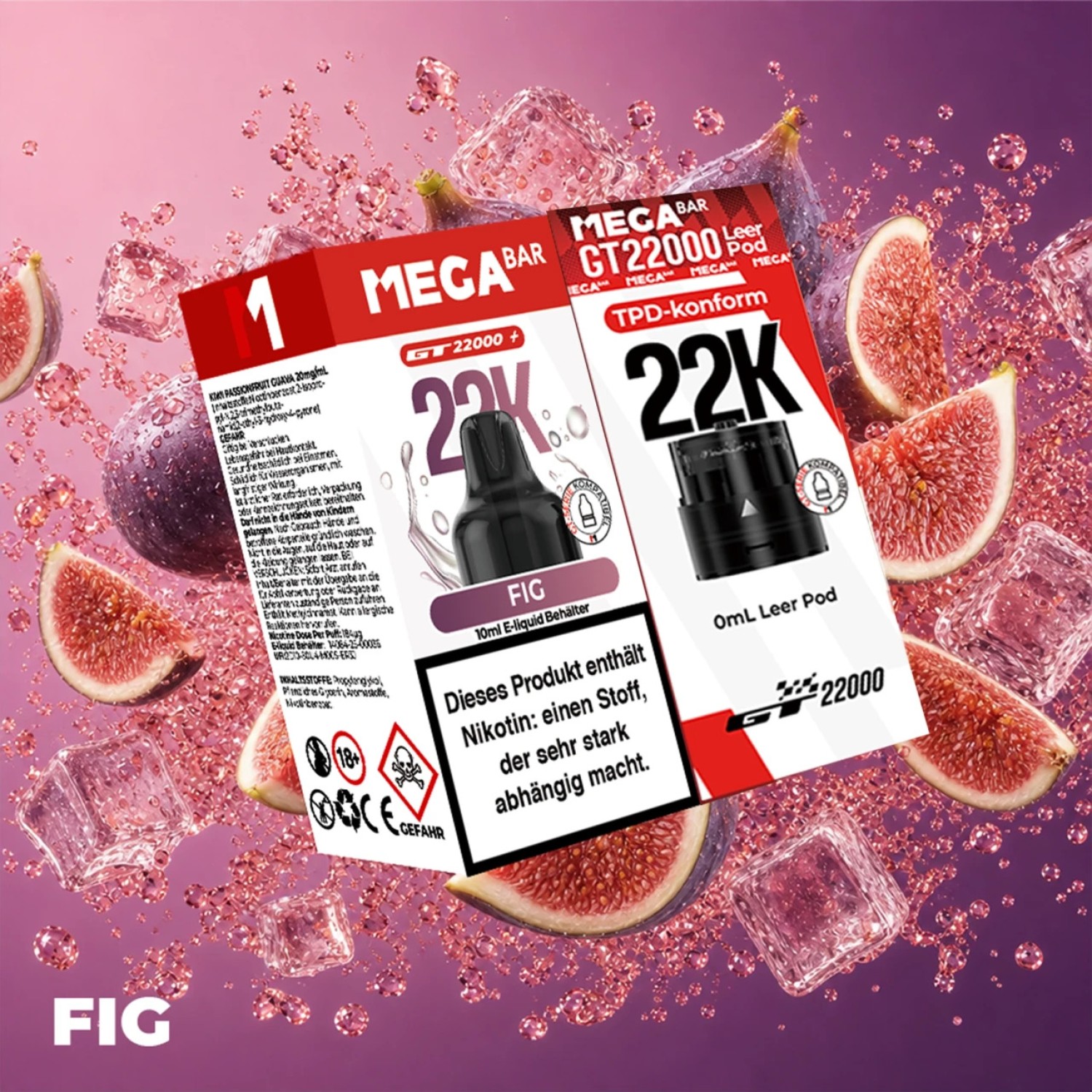  MegaBar GT 22000 Pod 10ml - Fig