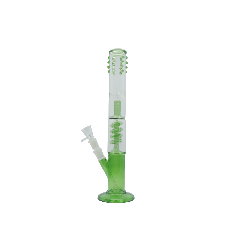 Bong Green Zyl.+Pelc.+Eis 39cm.  45mm.18,8/14,5mm.