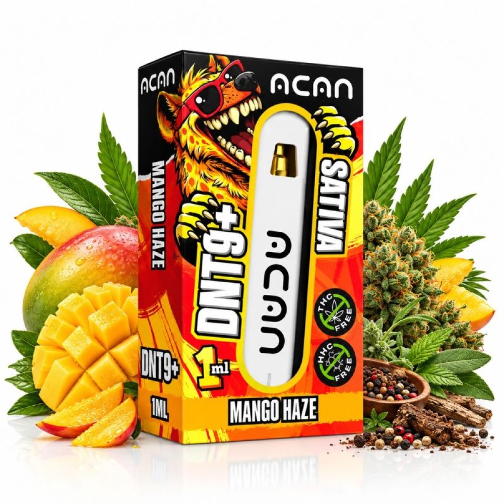 DNT9+ ACAN  Vape - "Mango Haze" Sativa 1ml