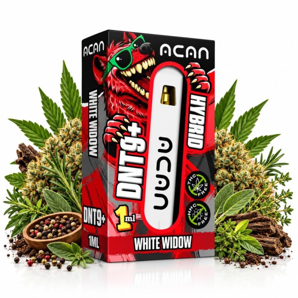 DNT9+ ACAN  Vape - "White Widow" Hybrid 1ml