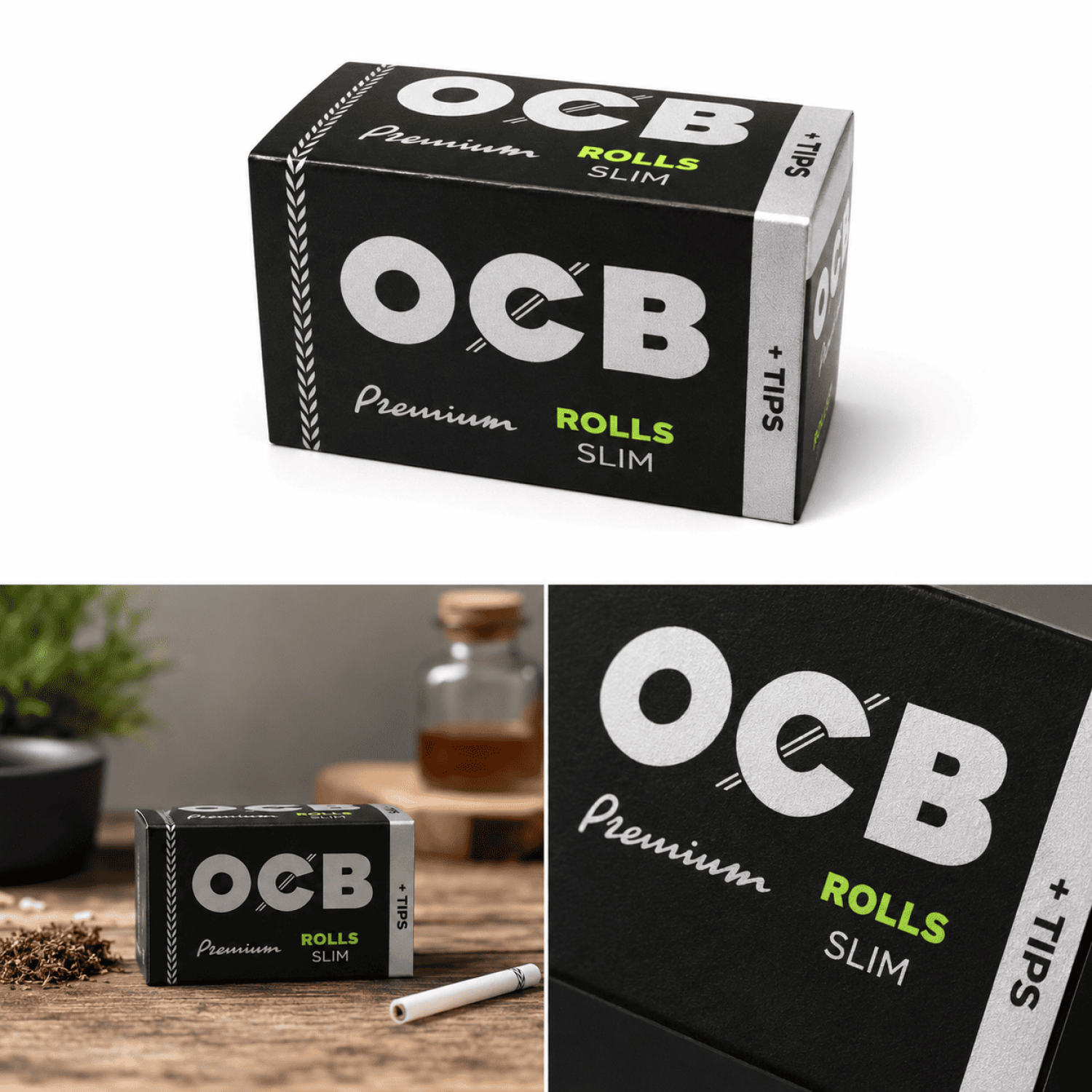 OCB Premium Slim Rolls + Filter Tip