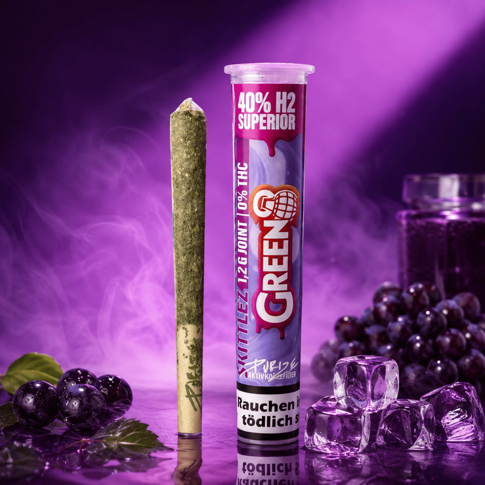 Green 8 Prerolled Joints H2 Superior "Skittlez" 