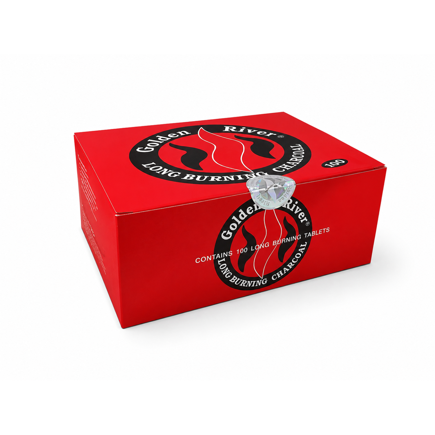 Golden River Shisha Kohle 33mm 10 Rollen à 10 Tabletten + 2 Rollen gratis