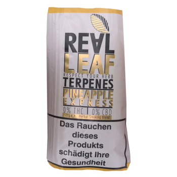 REAL LEAF Terpenes-20g Pine Apple Expr Tabakersatz