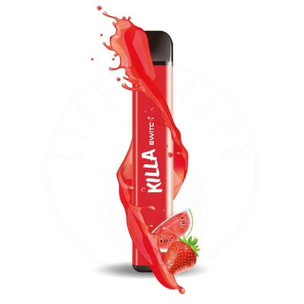 Killa Swi tch E-Shisha Nikotin 20mg 600 Züge Strawberry Wassermelone